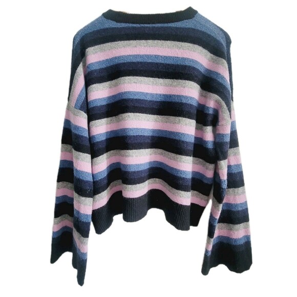 Madewell Cardiff Striped Crewneck Sweater In Coziest Yarn Size M Stretch - Picture 4 of 11